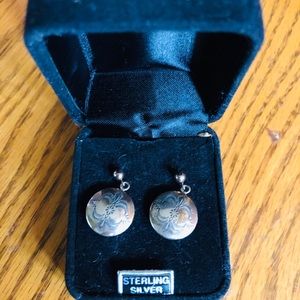 Southwest Sterling Small Concha Earrings